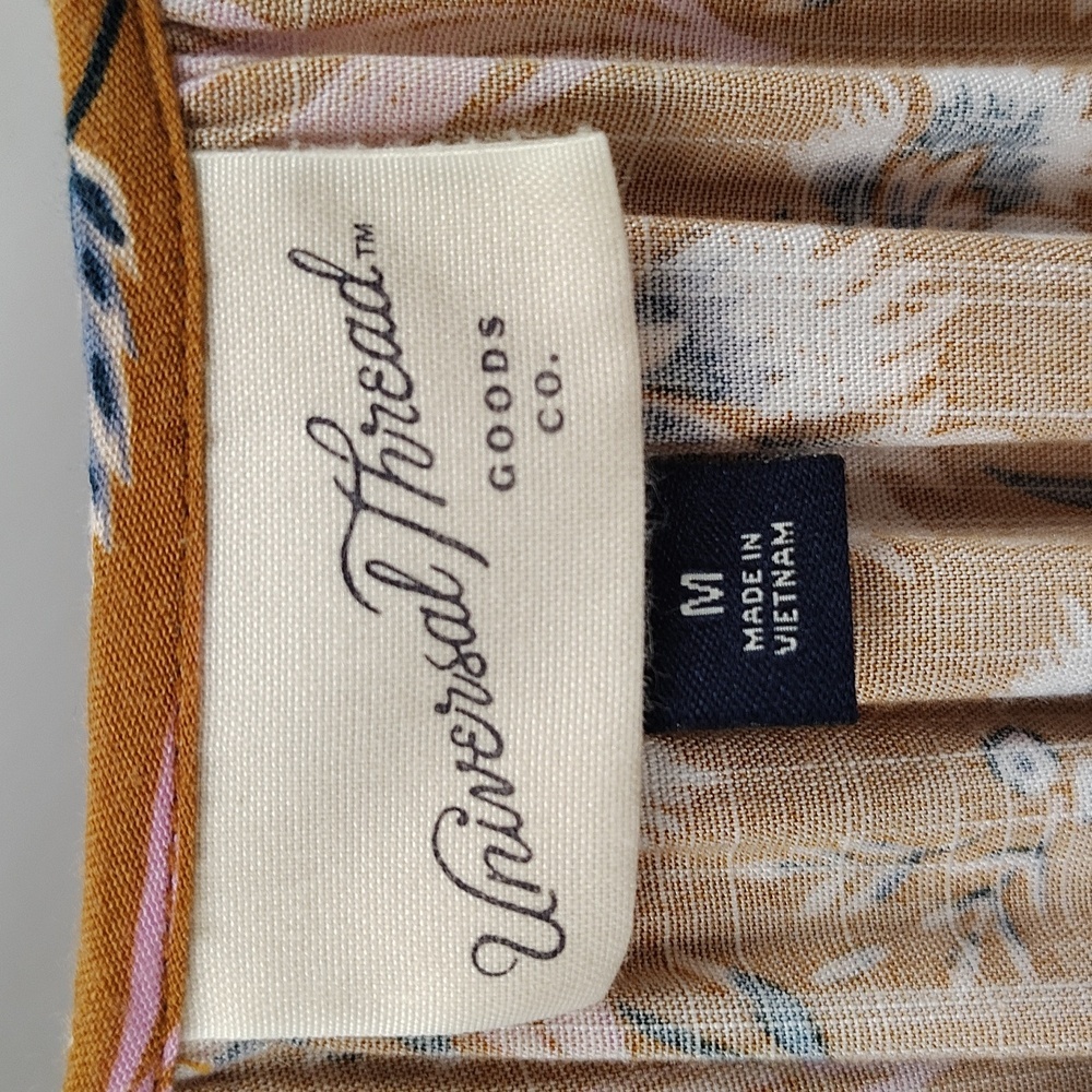 Universal Thread Dress Size Medium Tan Balloon Lo… - image 4